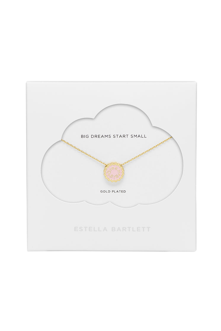 Dream Big Enamel Pendant Necklace - Inspirational Jewelry Gift for Women - Perfect for Daily Wear, Special Occasions & Motivational Gifts