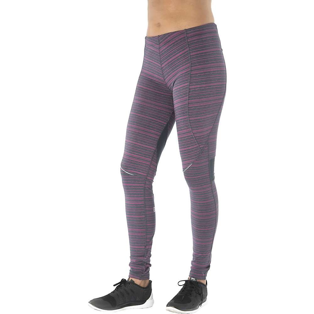 Tasc Performance Women's Cross Country Running Tights - Breathable Ventilated Workout Leggings with Reflective Strips for Trail Running & Outdoor Fitness