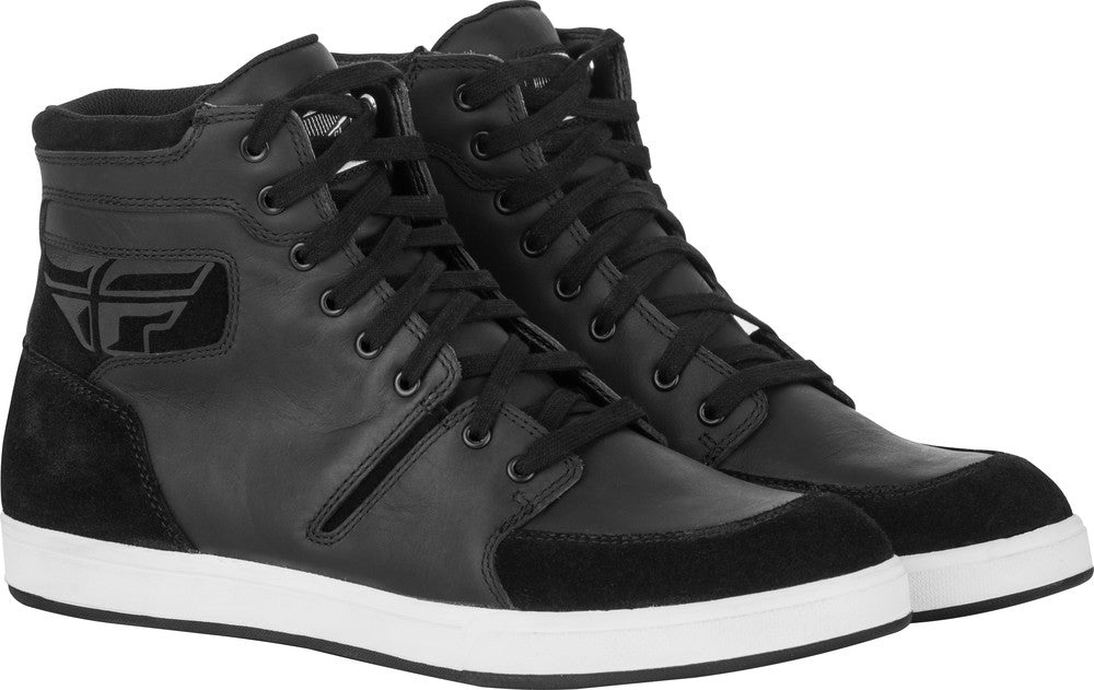 FLY M16 Genuine Leather Motorcycle Riding Shoes for Men - Durable & Comfortable Biker Boots for Cruiser, Touring & Adventure Riding