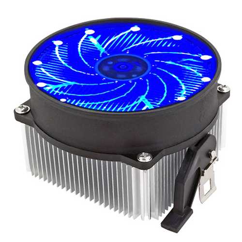 12V RGB LED CPU Cooling Fan - Quiet PC Heatsink Cooler with Blue Red Green Lights for Gaming & Office Desktops - Perfect for Overclocking & High-Performance PCs