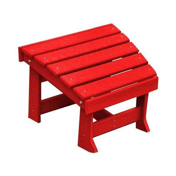 A & L Furniture Poly New Hope Footstool - Soft and Durable Ottoman with Sturdy Legs - Perfect for Living Room, Bedroom, or Office Decor