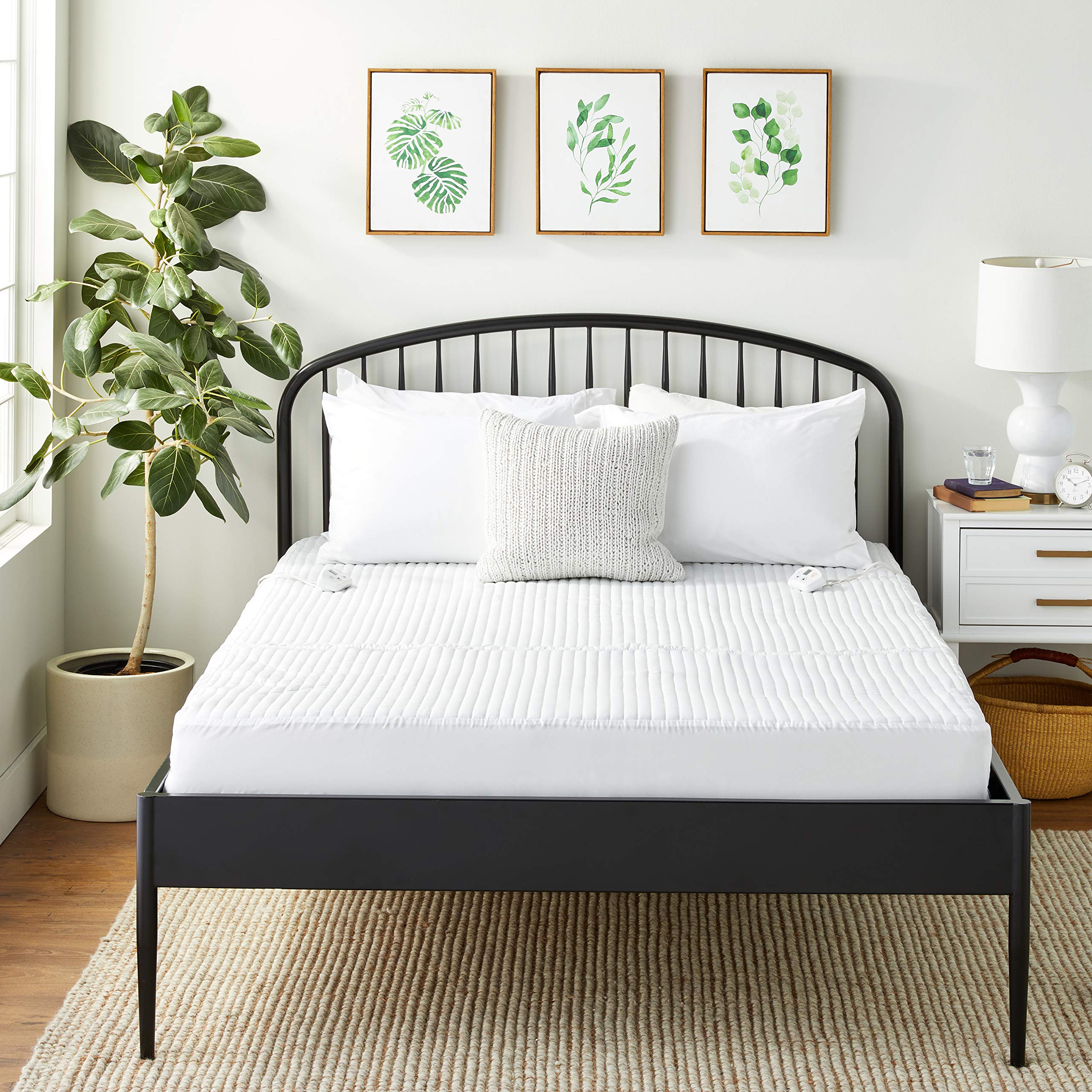 M54Fl Double Full Size Heated Mattress Pad with One-Touch Control - 54 x 80 Inches - Electric Warming Blanket for Cold Nights - Perfect for Winter Bedding, Arthritis Pain Relief & Cozy Home Comfort