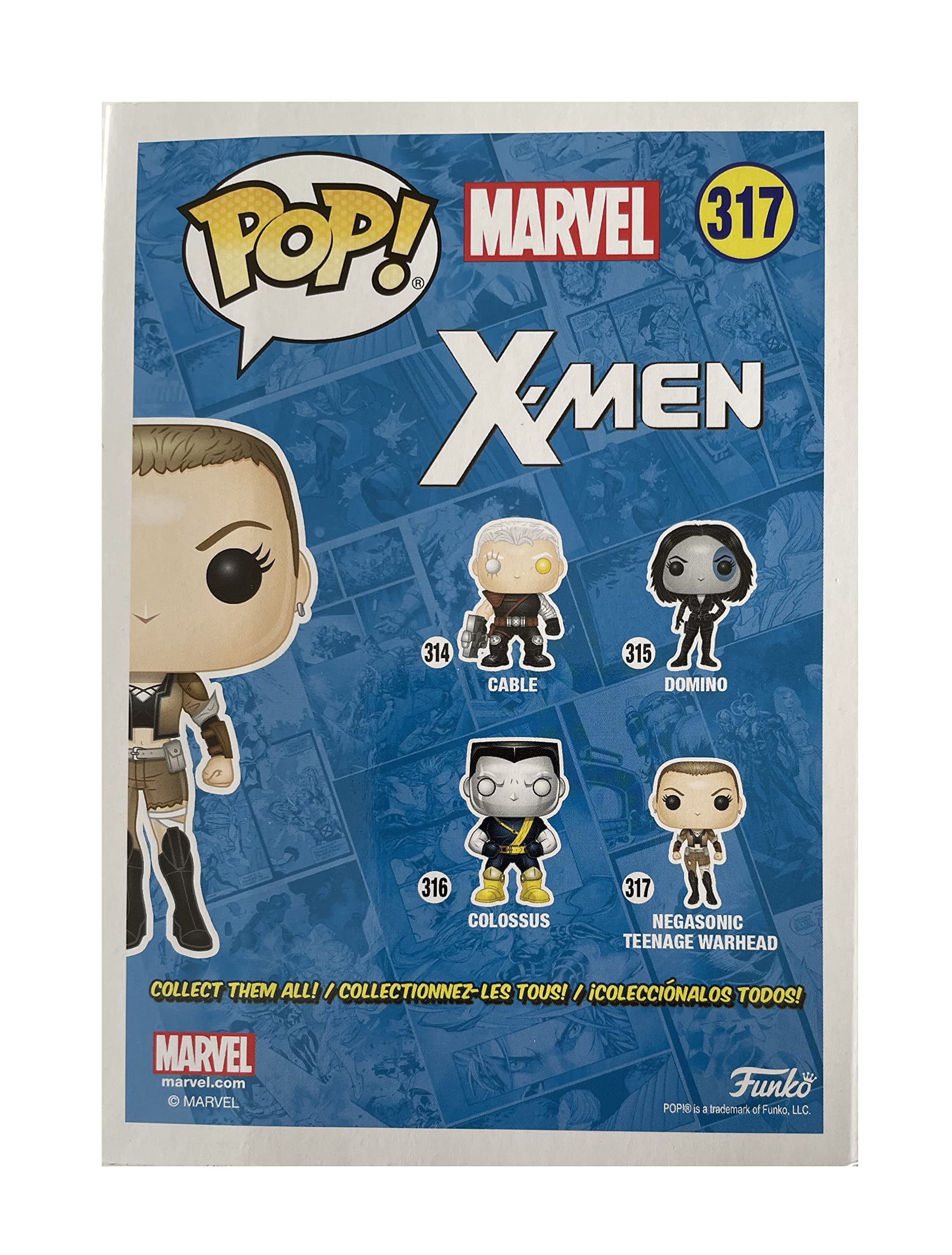 Funko Pop! Marvel X-Men: Deadpool Parody - Negasonic Teenage Warhead Vinyl Figure Collectible with Pop Box Protector Case | Perfect for Marvel Fans, Comic Book Collectors & Home Office Display