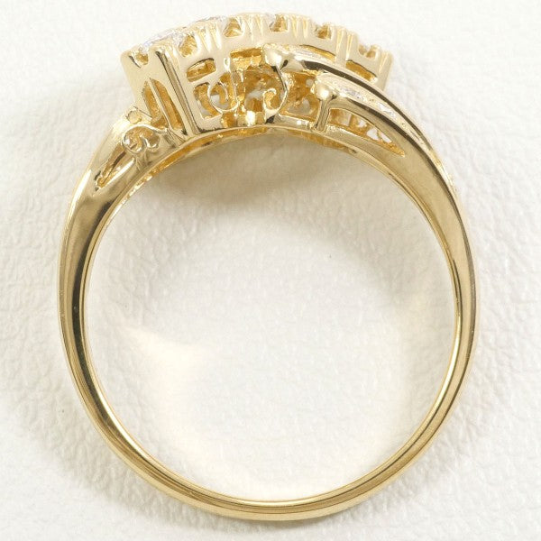 18K Yellow Gold Diamond Ring for Women - Elegant Solitaire Engagement & Wedding Band - Perfect for Proposals, Anniversaries, and Special Occasions