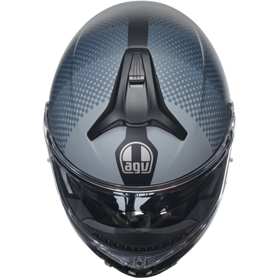 AGV Tourmodular Textour Motorcycle Helmet - Matt Black / Grey - Lightweight & Comfortable for Long Rides & Adventure Touring