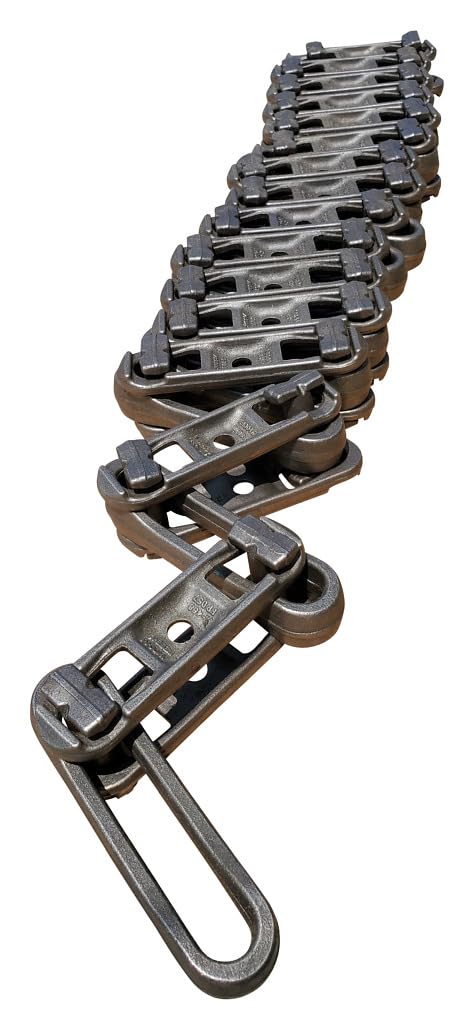 Jervis Webb X-458 Conveyor Chain - 10' Section for Industrial Material Handling & Assembly Lines