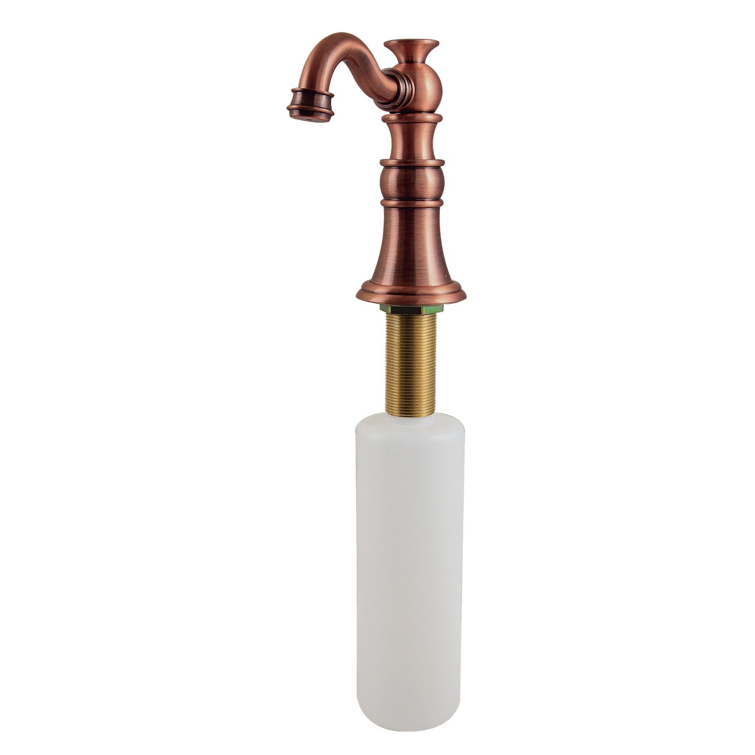 Vintage Copper Kitchen Soap Dispenser - American Classic SD1976AC | Elegant Antique Style for Farmhouse, Rustic & Modern Home Decor | Perfect for Bathroom, Kitchen Sink & Countertop Organization