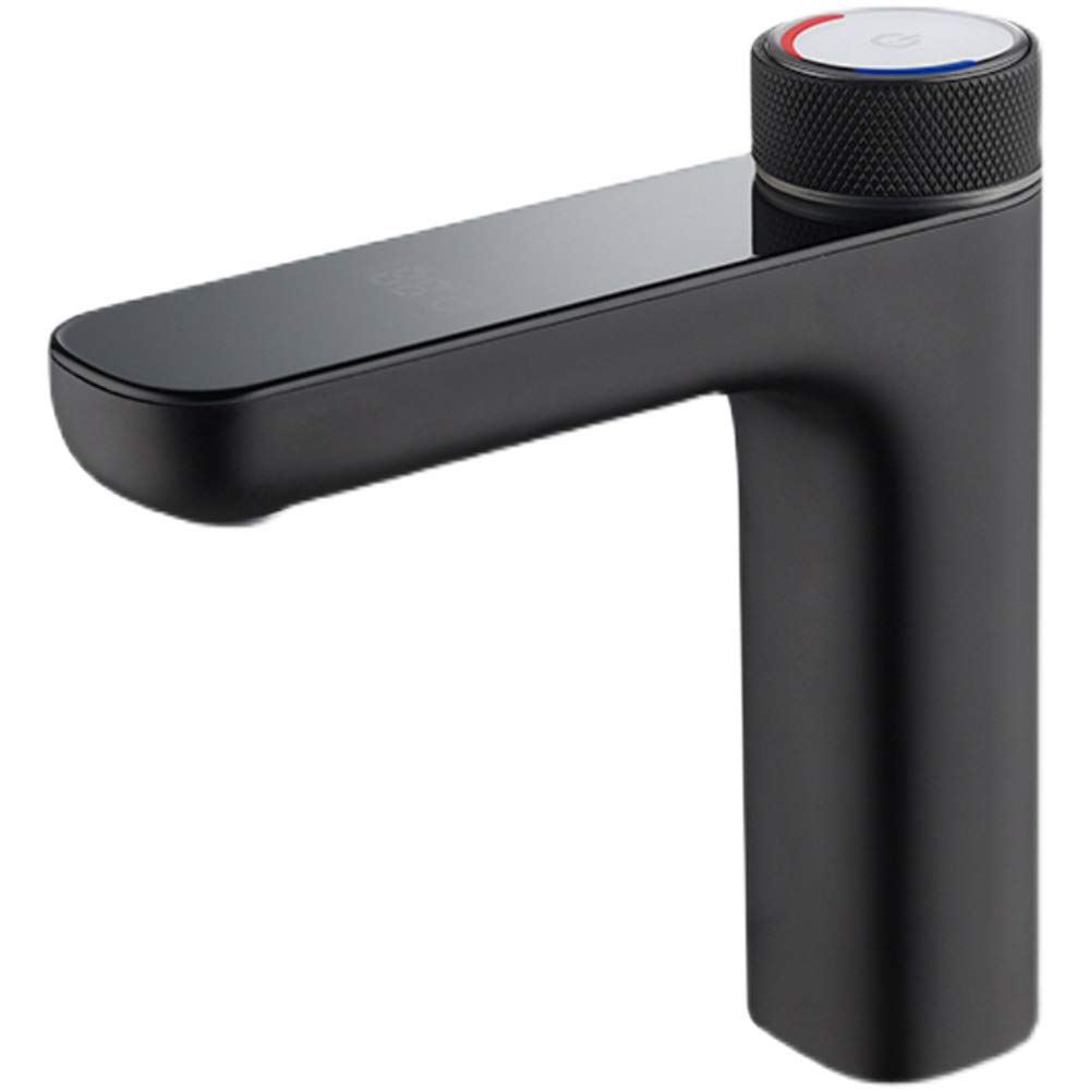 All Copper Bathroom Vanity Faucet - Hot and Cold Water Basin Faucet with Smart Design for Modern Homes | Perfect for Bathroom Sink, Powder Room & Guest Bath Installation