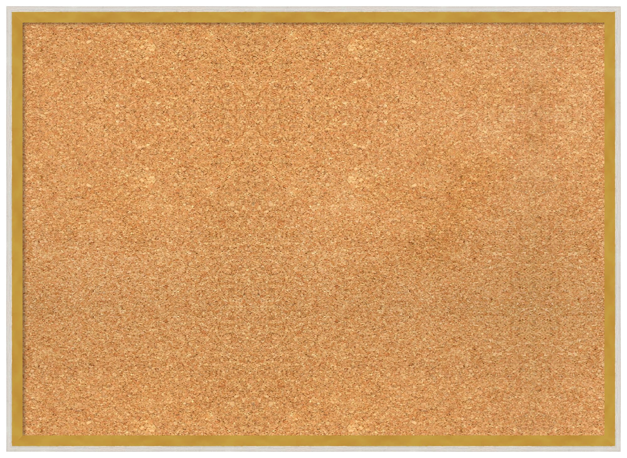 Amanti Art 21x29 Inch Natural Cork Bulletin Board with White Wood Frame - Vision Board, Office Decor & Home Organization Pinboard for Notes, Photos & Inspirational Displays | Perfect for Home Office, Dorm Room & Creative Workspaces