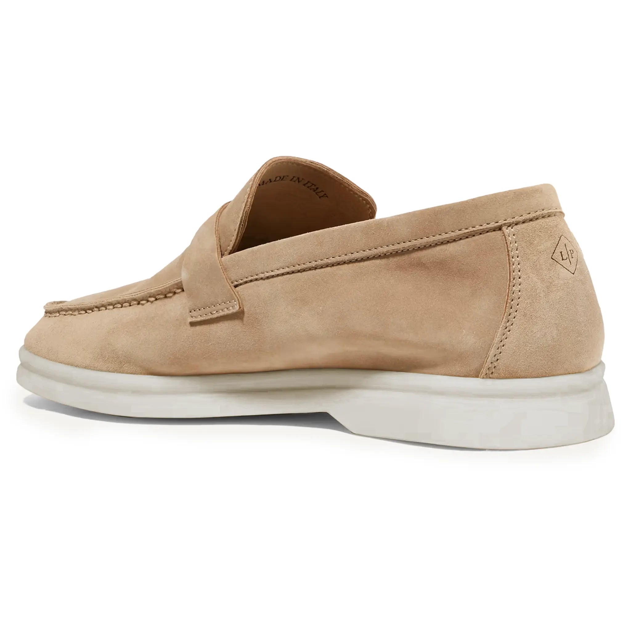 Loro Piana Men's Summer Charms Suede Loafers - Comfortable Casual Slip-On Shoes for Business, Travel & Outdoor Wear