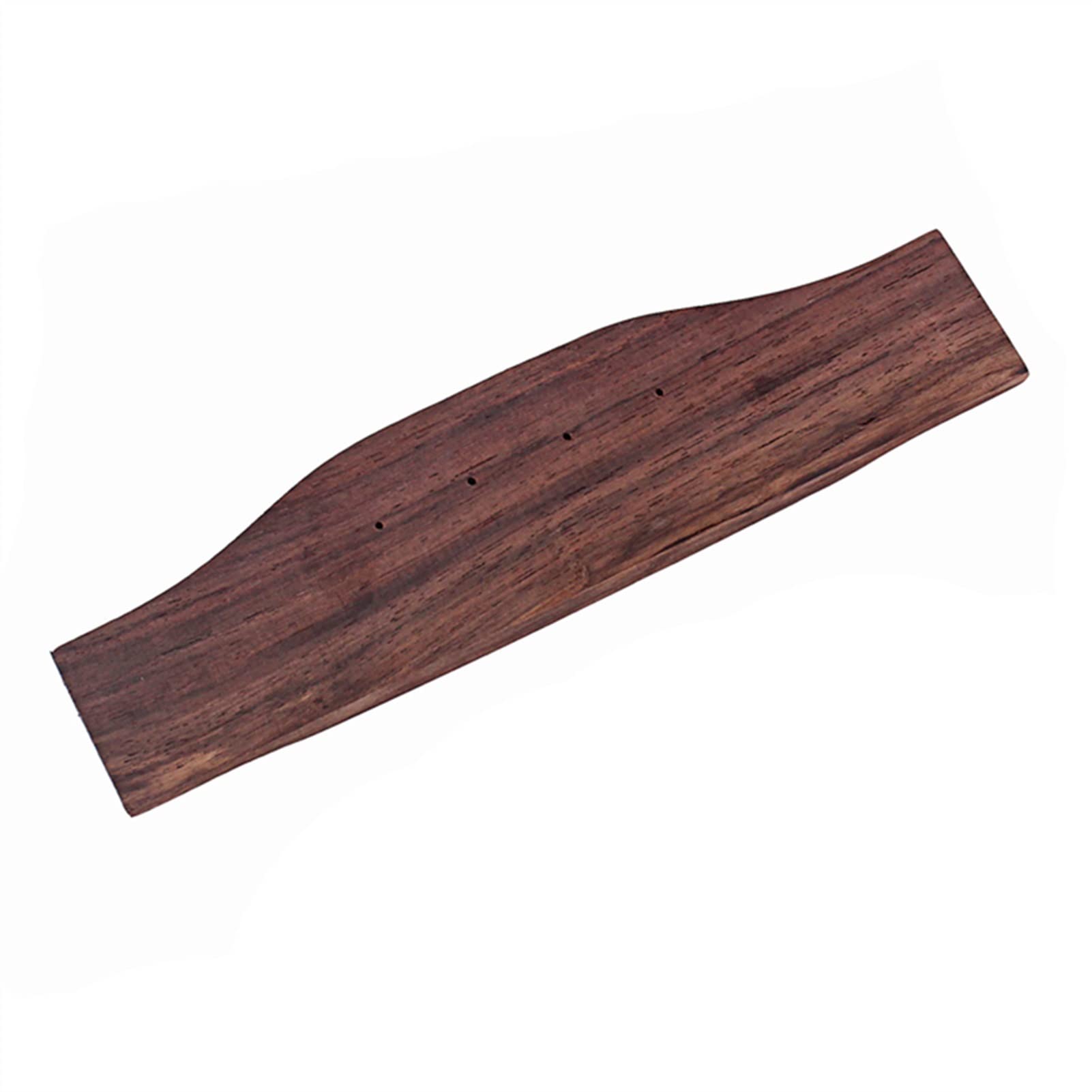 4 Strings Rosewood Saddle Thru Slotted Guitar Bridge - Replacement Bridge Parts for Folk Acoustic Bass - Perfect for DIY Guitar Repair & Upgrade Projects