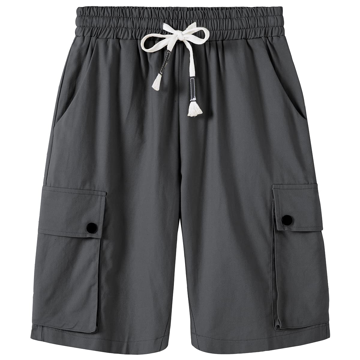 Msmsse Women's Cargo Hiking Shorts - Soft Lightweight Quick-Dry Outdoor Shorts for Hiking, Running & Summer Travel | Knee-Length Casual Athletic Shorts with Pockets