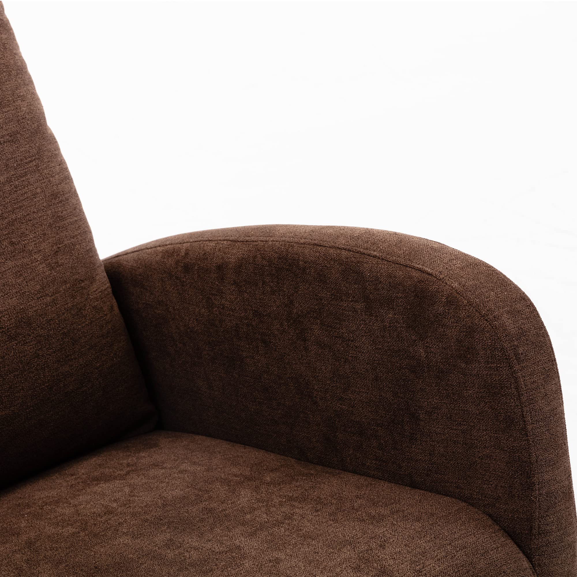Modern Rocking Chair for Nursery, Living Room & Bedroom - Comfortable Lounge Chair for Relaxing, Nursing & Reading - Perfect for Nursery Decor, Cozy Living Spaces & Bedroom Seating