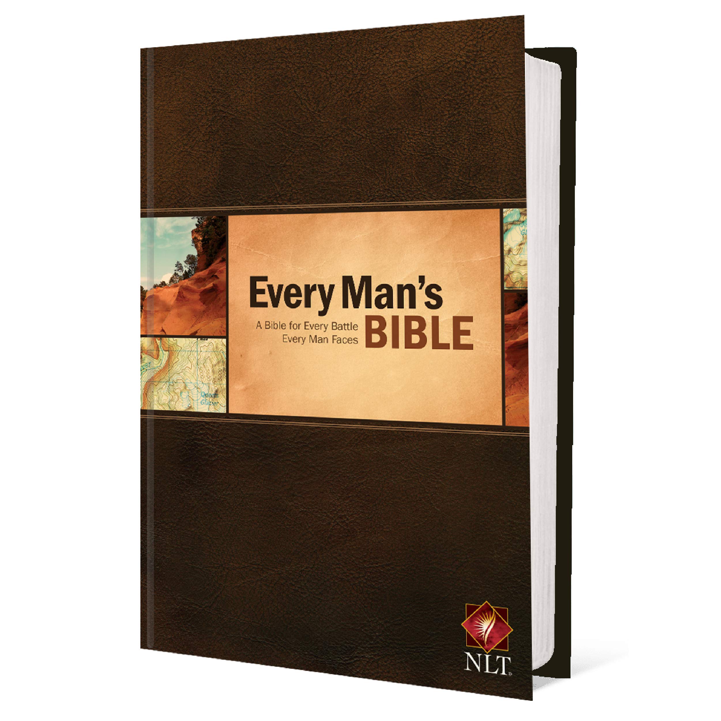 Every Man's Bible: New Living Translation - Hardcover Study Bible for Men with Study Notes, Book Introductions & 44 Charts | Christian Devotional, Men's Small Group Study, Personal Spiritual Growth