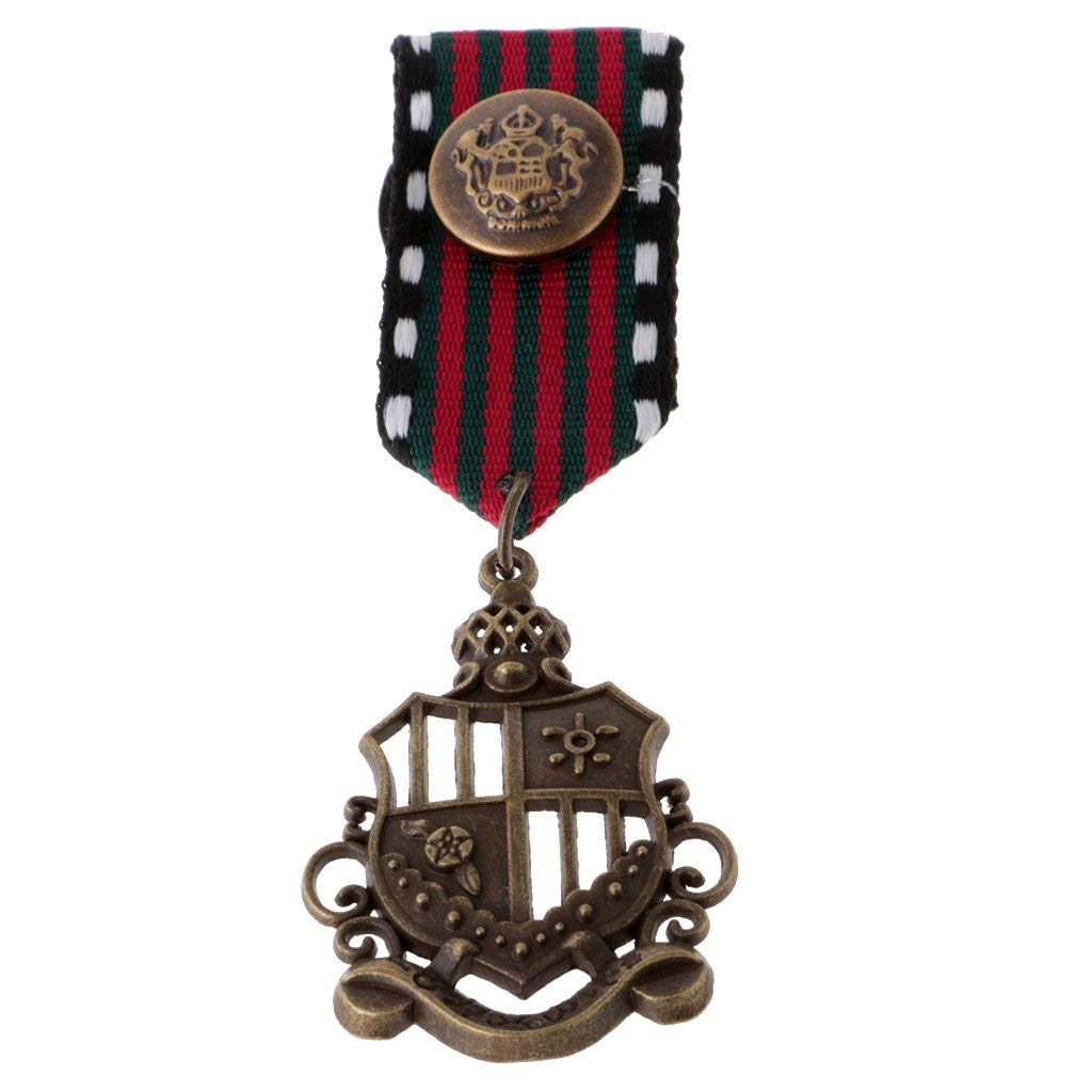 Military Uniform Medal Badge Brooch Pin Charm Jewelry - Memorial Urn Ashes Keepsake for Funeral, Pet Loss (Dog/Cat) - Thoughtful Gift for Men & Women - Perfect for Veterans, Sympathy Occasions & Pet Memorials