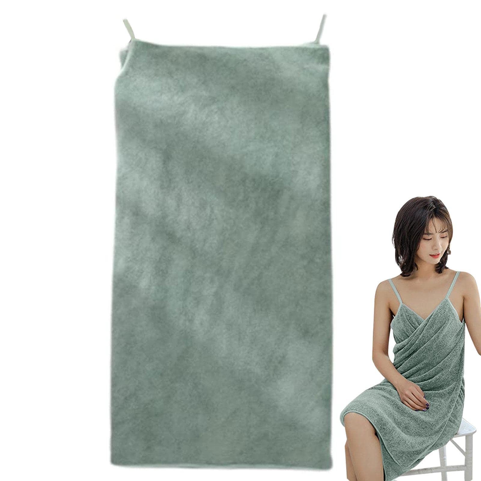 Premium Wearable Shower Towel for Women - Ultra Absorbent Sling Towel Robe & Spa Bath Skirt | Post-Shower Wrap, Poolside Cover-Up, Relaxing Nightwear by Lvtfco