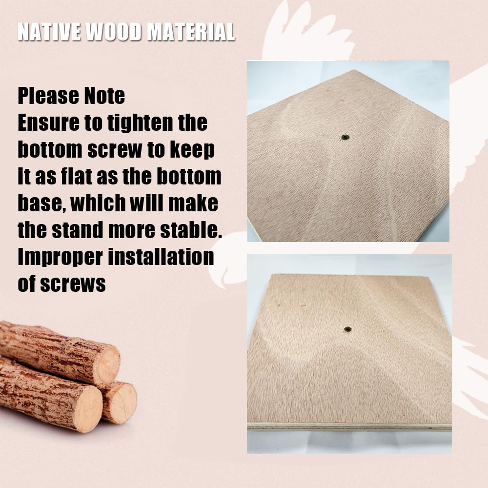 Portable Bird Perch Stand for Parrots - Tabletop Play & Training Perch for Parakeets, Conures, Lovebirds, Cockatiels | Perfect for Bird Cages, Grooming & Playtime at Home