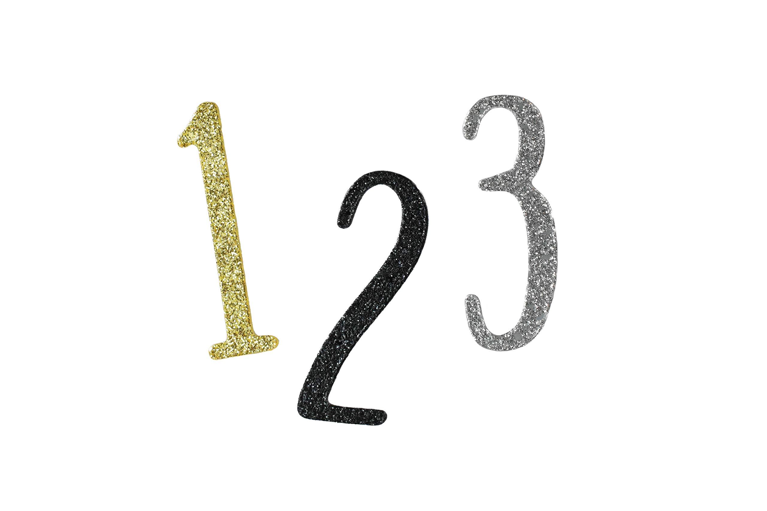 Pink Glitter Cursive Alphabet Letter and Number Stickers - Self-Adhesive Decorative Vinyl Stickers for Scrapbooking, Journals, Planners, and DIY Crafts