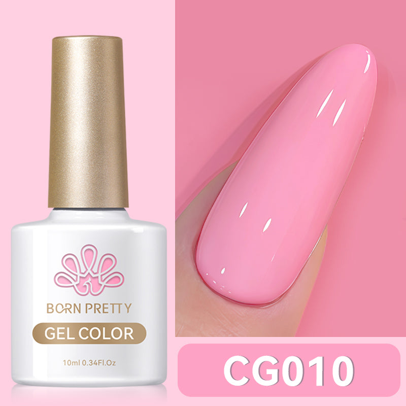 Pink Series 10ml Color Gel Polish - Long Lasting Nail Polish for Manicure & Pedicure - Perfect for Salon, Home Use & DIY Nail Art