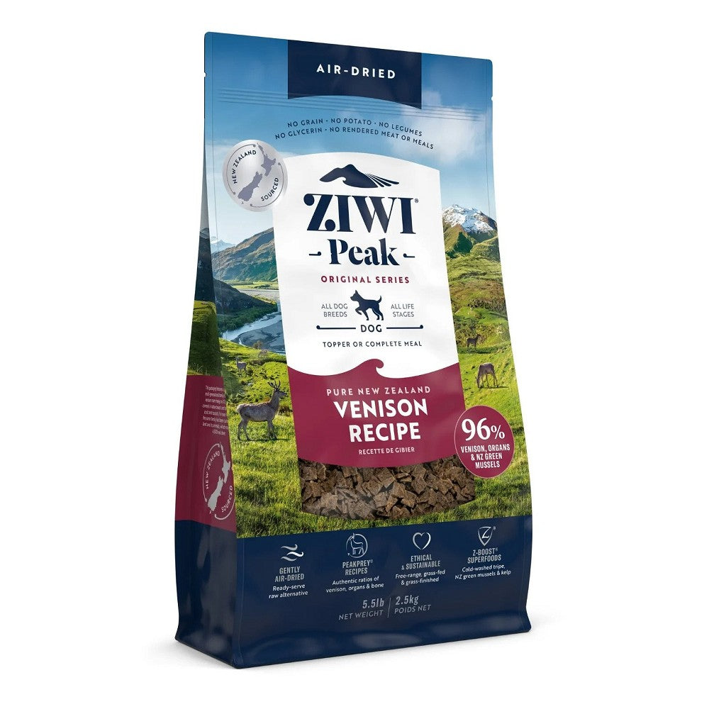 Premium Air Dried Venison Dog Food - Natural Grain-Free Protein for Dogs | Perfect for Training Treats, Outdoor Adventures & Sensitive Stomachs
