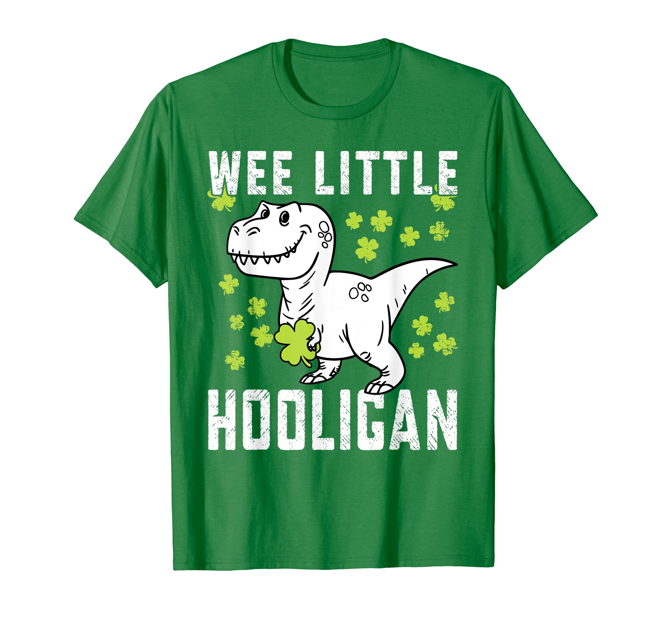 St. Patrick's Day Irish Wee Little Hooligan Kids Toddler Boy T-Shirt - Fun Green Shamrock Outfit for Irish Festivals & Family Celebrations
