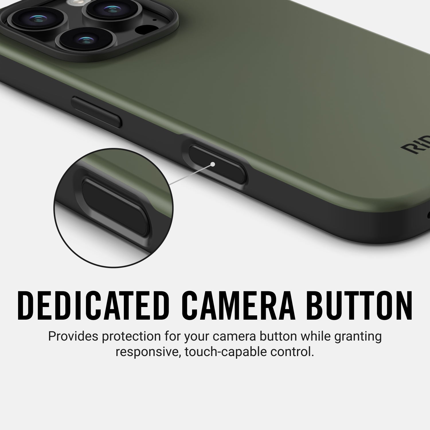 Premium Matte Olive iPhone 16 Plus Case - Slim Protective Cover with Anti-Slip Grip | Perfect for Work, Travel & Everyday Use