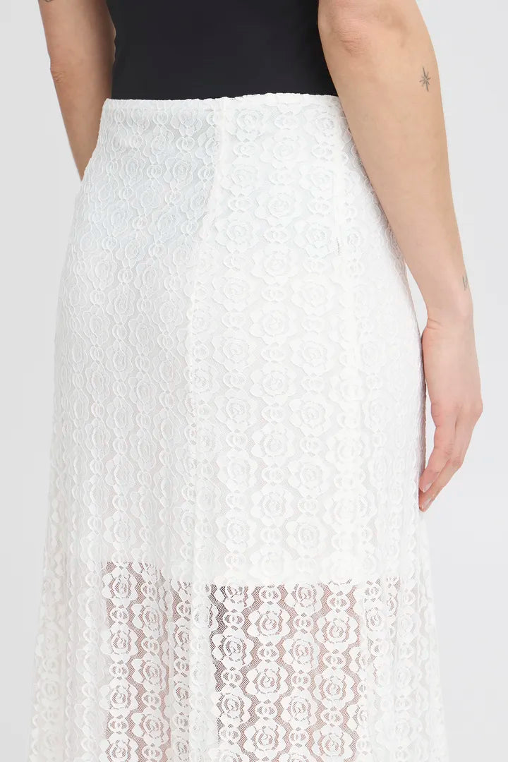 Merma Ankle-Length Skirt in Birch - Flowy Boho Maxi Skirt for Women - Perfect for Beach Vacations, Summer Outfits, and Casual Wear