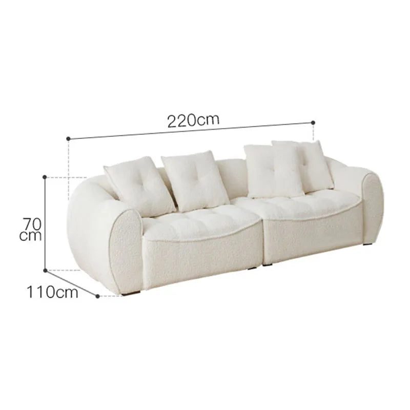 Classic Minimalist Sofa Set - Modern Living Room Furniture for Small Spaces, Apartments & Cozy Homes | Perfect for Relaxing, Entertaining & Stylish Decor