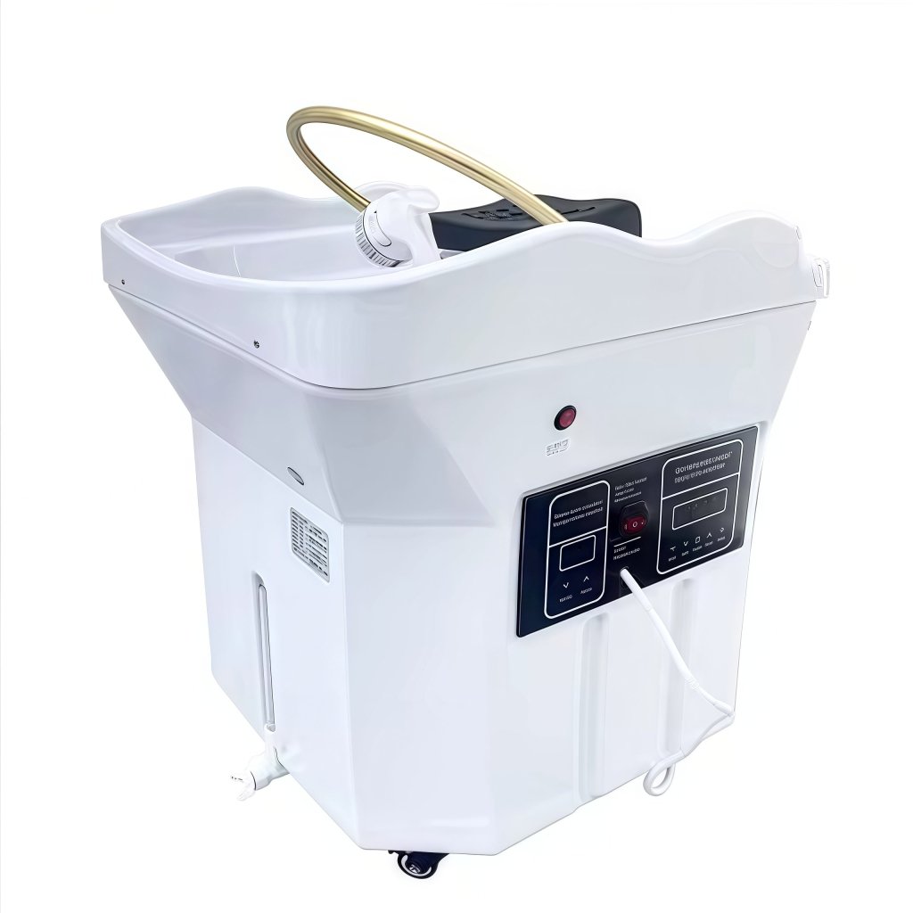 Greenlife Advanced Thai & Japanese Style Head SPA Movable Basin Sink for Hair Backwash - Portable Salon Hair Washing Bowl for Home & Professional Use
