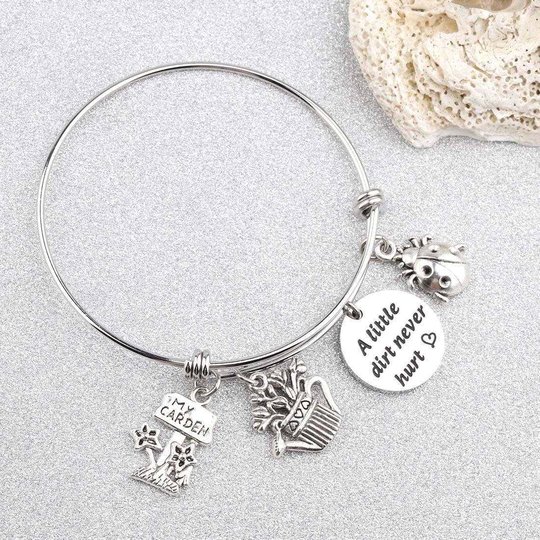 CHOORO Gardening Bracelet - Durable Charm Bangle for Gardeners | Perfect Gift for Horticulturists & Plant Lovers | Ideal for Yard Work, Outdoor Activities & Nature Enthusiasts