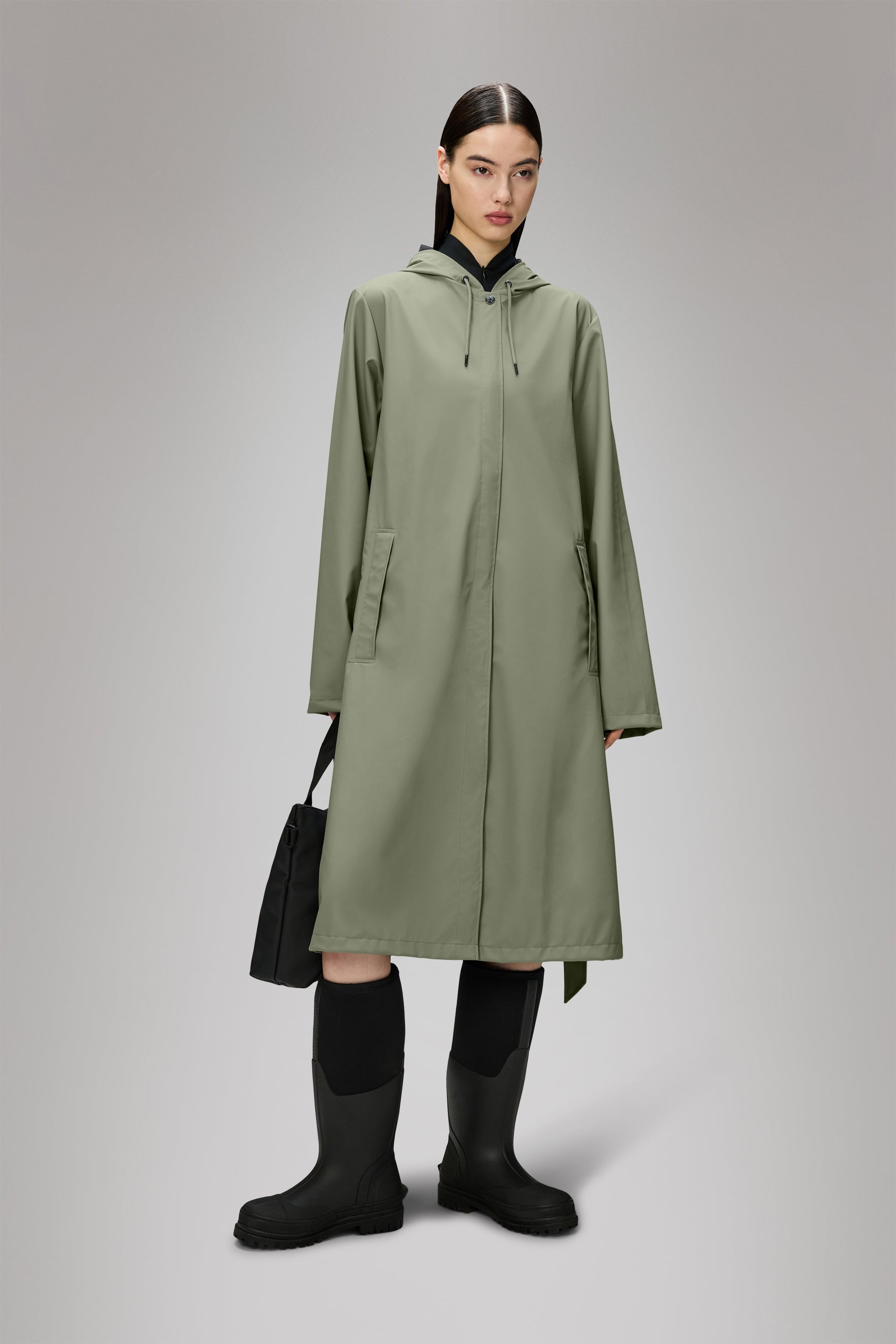 Elegant A-Line Long Women's Jacket - Stylish Outerwear for Fall & Winter | Perfect for Office, Dating & Casual Wear