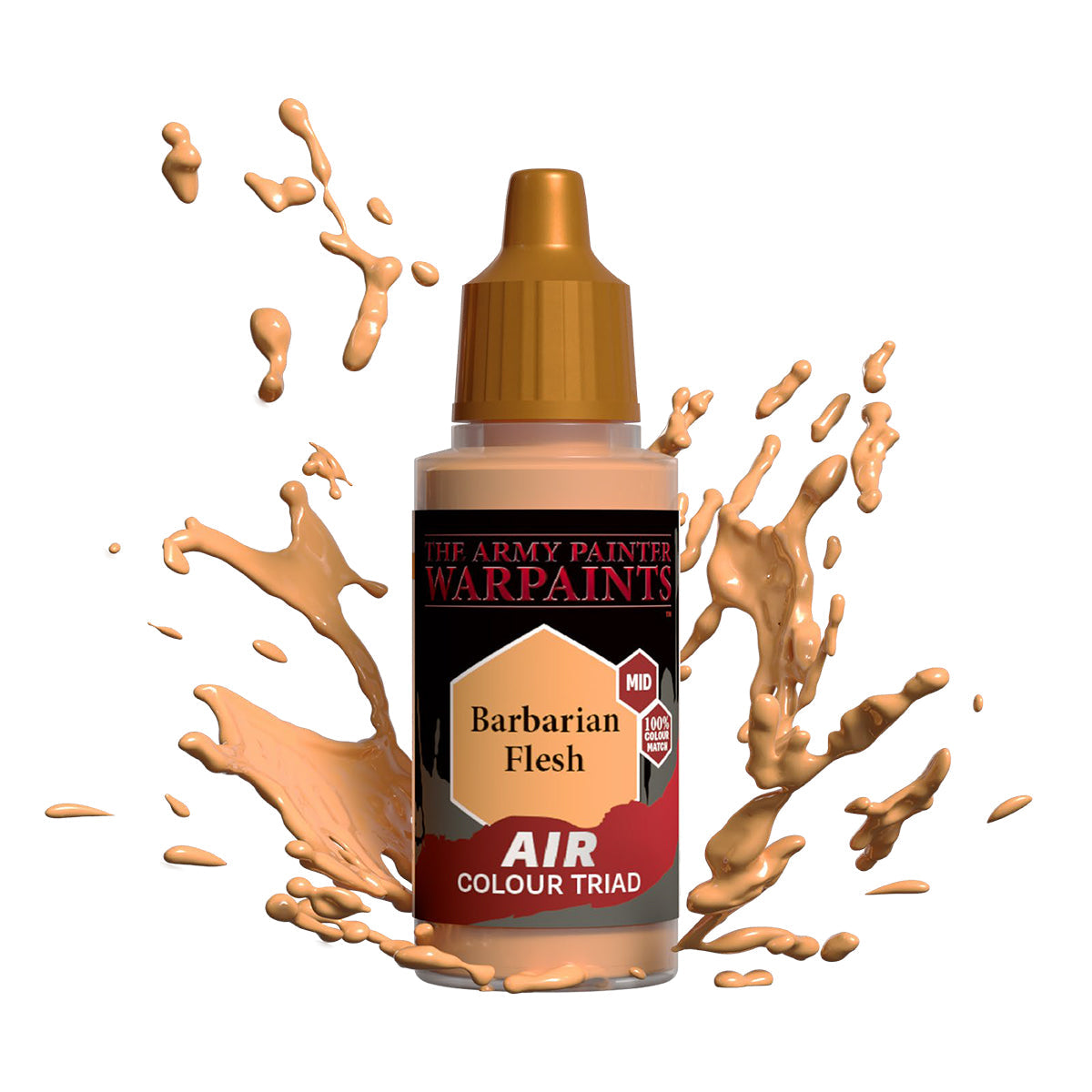 Warpaints Air: Barbarian Flesh - Premium Miniature Paint Set for Tabletop Gaming & Warhammer 40K Models - Perfect for Fantasy RPGs and Wargaming Scenes