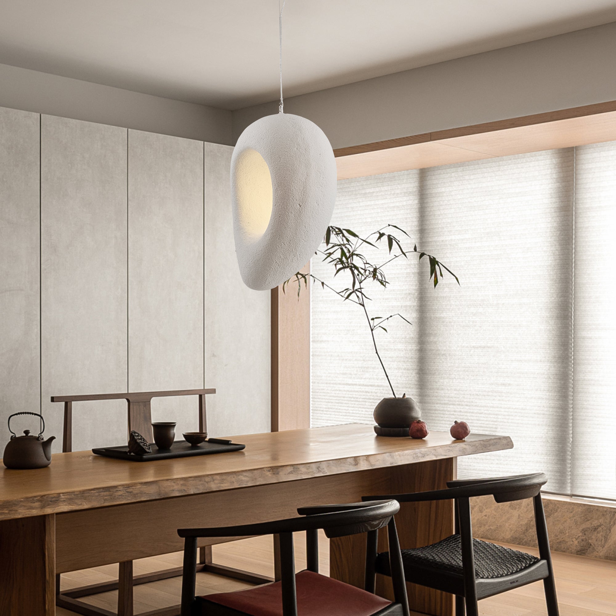 Edna Pendant Lamp - Modern Hanging Light Fixture for Kitchen Island, Dining Room & Bedroom | Adjustable Height & Dimmable LED Lighting
