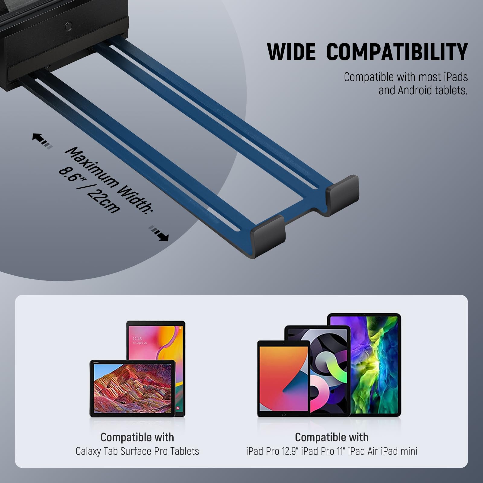 NEEWER X14 II Teleprompter with Adjustable Height Camera Mount & QR Plate - Compatible with 501PL, iPad, iPhone, Samsung & DSLR Cameras - 14