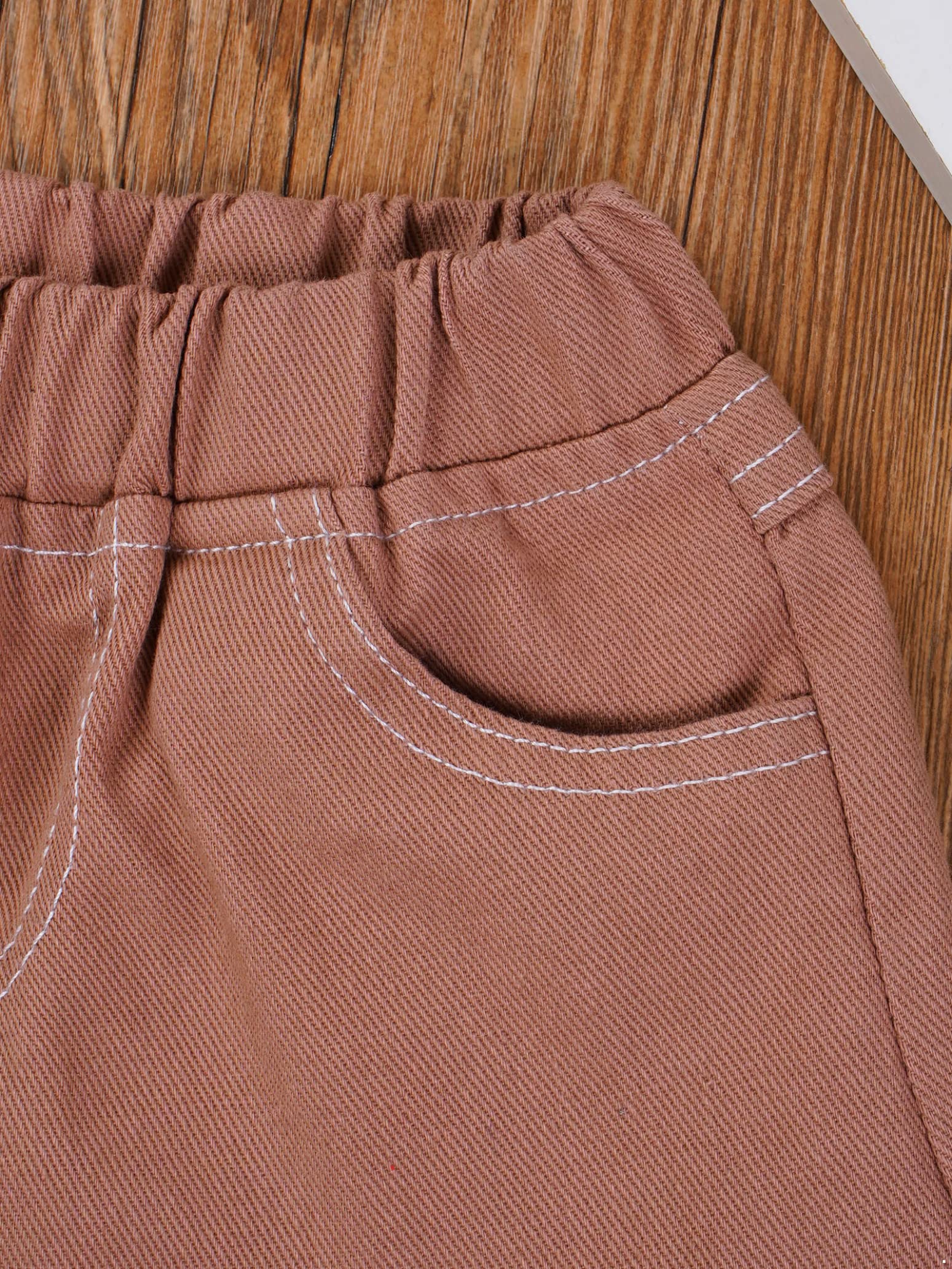 Stylish Distressed Denim Shorts for Girls - High Waisted Ripped Raw Hem Summer Shorts | Perfect for Casual Wear, Beach Outings & Playdates