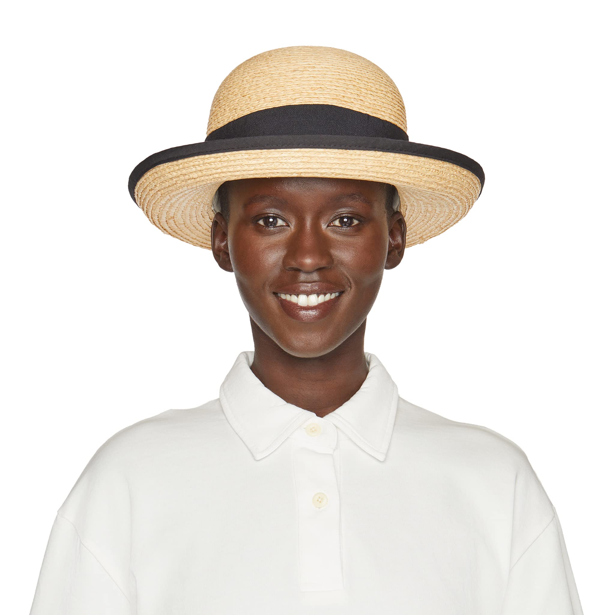Tilley Women's Rebecca Sun Hat UPF 50+ Wide Brim UV Protection for Outdoor Activities, Hiking, Beach & Travel