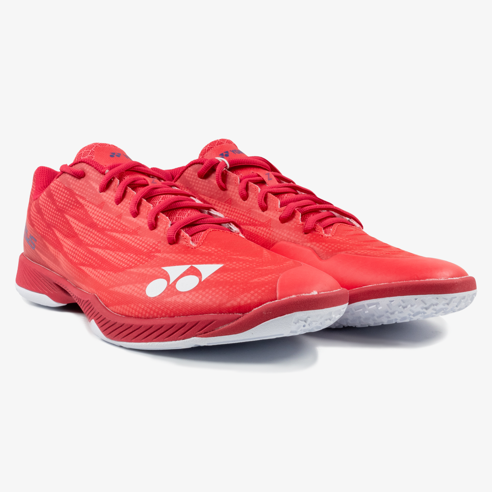 Yonex Aerus Z2 Men's Badminton Tennis Court Shoes - Lightweight & Breathable Ruby Red Sports Shoes for Indoor & Outdoor Games