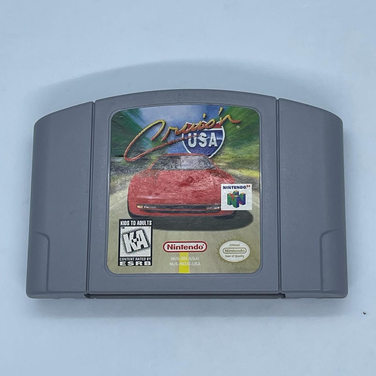 Cruis'n USA Nintendo 64 N64 Racing Game Cartridge - NTSC U/C Version - Classic Arcade Style Racing for Retro Gaming Enthusiasts