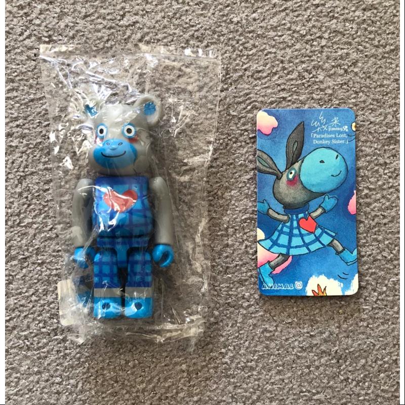 Bearbrick Series 19 ANIMAL Jimmy 100% Collectible Vinyl Art Toy - Perfect for Display, Gifts, and Anime Fans Collection