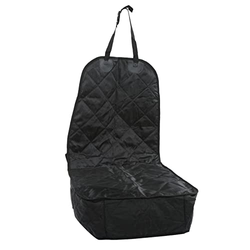 Durable Pet Seat Cover for Cars - Easy Installation with Strap Buckles, Front Passenger Seat Protector | Waterproof & Non-Slip Dog Car Accessories for Travel, Road Trips & Daily Commute