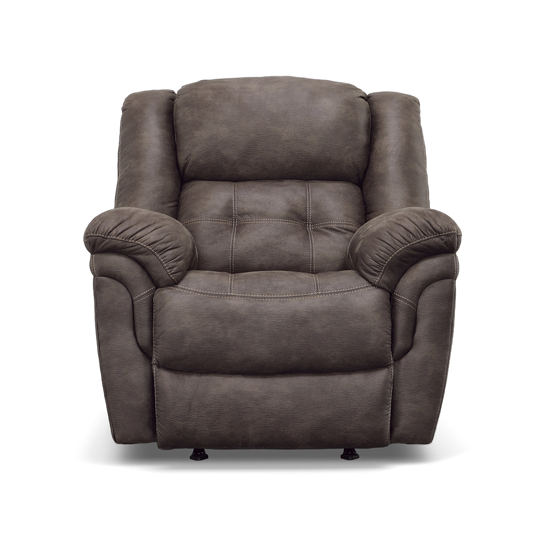 Premium Frontier Rocker Recliner Chair - Comfortable Rocking & Reclining Living Room Furniture for Relaxation | Perfect for Nursery, Bedroom & Home Theater Seating