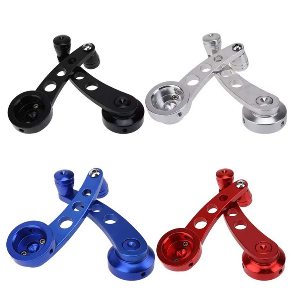 Universal Aluminum Car Window Crank Handle Kit - Hand Crank Opener for RV, Truck & Auto Door Windows - Durable Blue Winders & Accessories for Smooth Operation