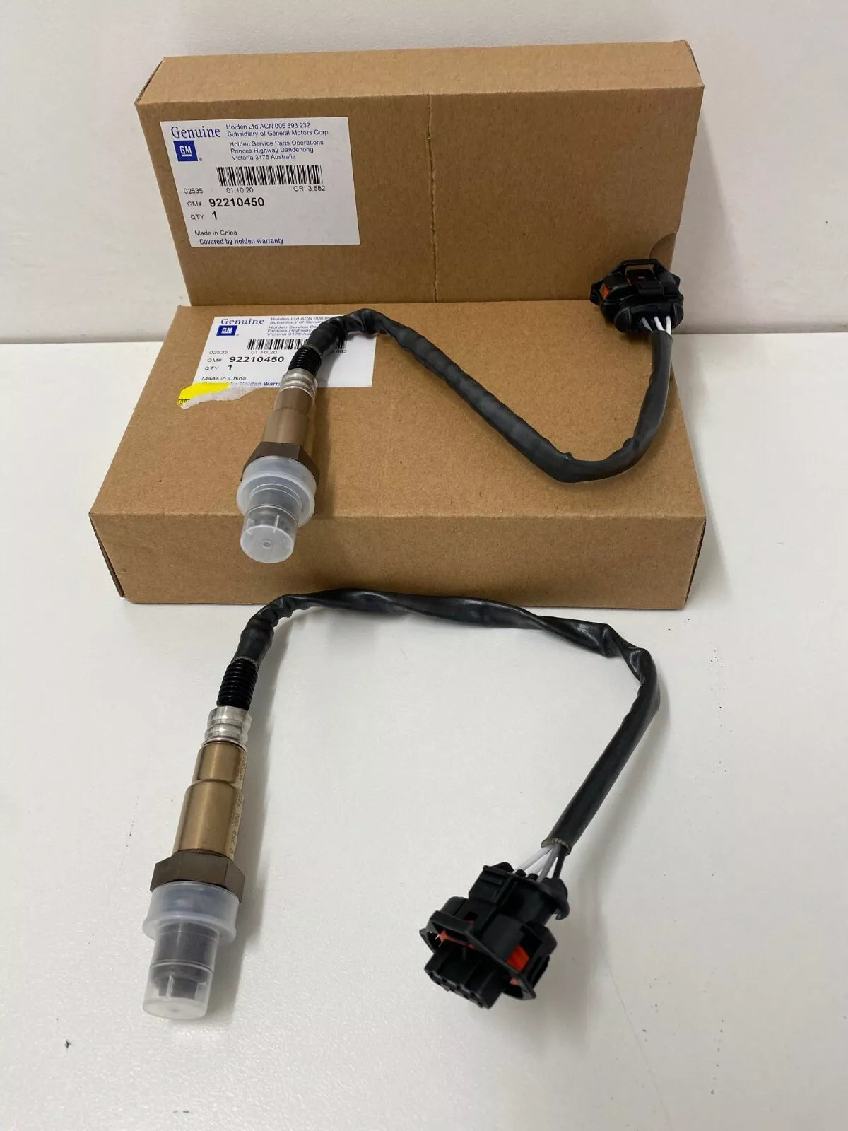 Genuine Holden Commodore VZ VE V6 LEO LY7 LWR LLT Rear Oxygen Sensor Pair - Compatible with Multiple Models - Improve Engine Performance & Fuel Efficiency - Perfect for Replacement & Auto Repair Shops