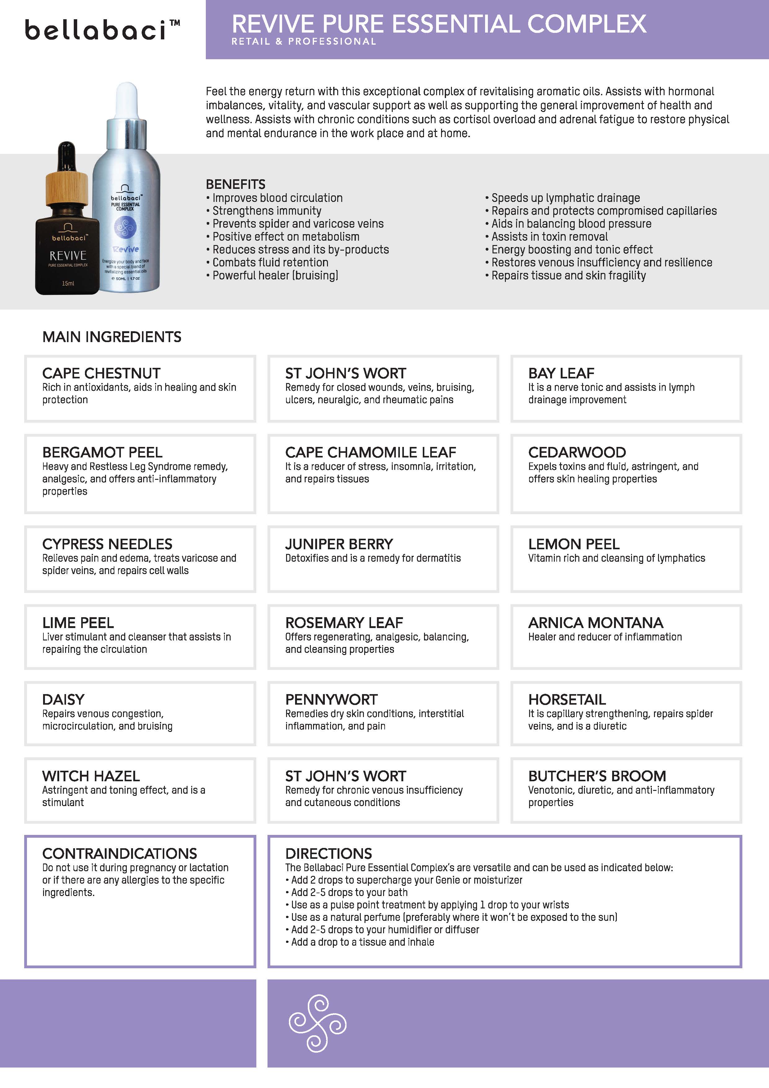 Bellabaci Revive Pure Essential Complex - 15 mL Essential Oil Blend for Aromatherapy, Relaxation & Skincare | Buy 2 Get 1 Free | Perfect for Diffusers, Massage & Home Spa