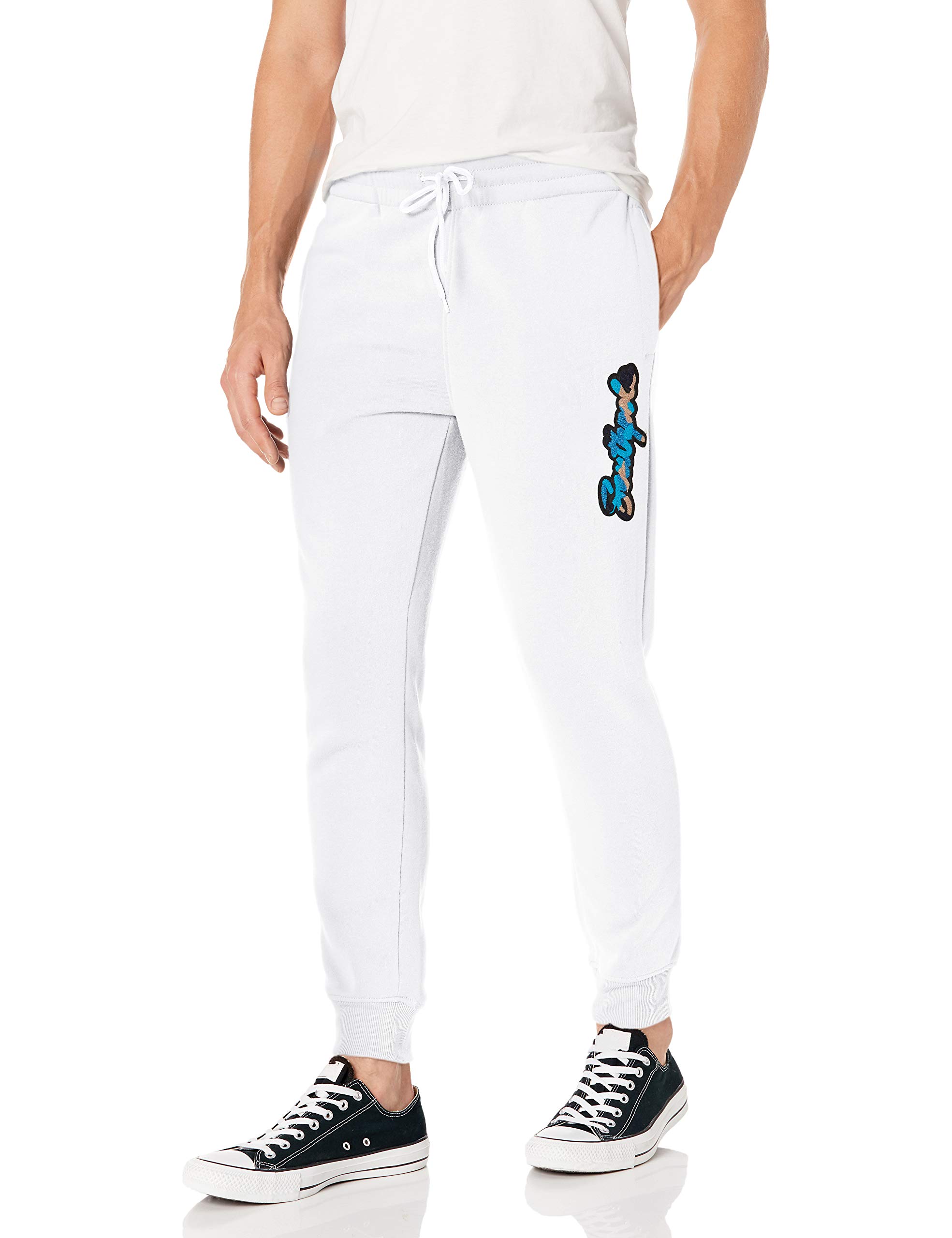 Southpole Men's Fashion Fleece Jogger Pants - Soft Comfortable Lounge & Workout Sweatpants for Casual Wear, Gym, and Home Relaxation