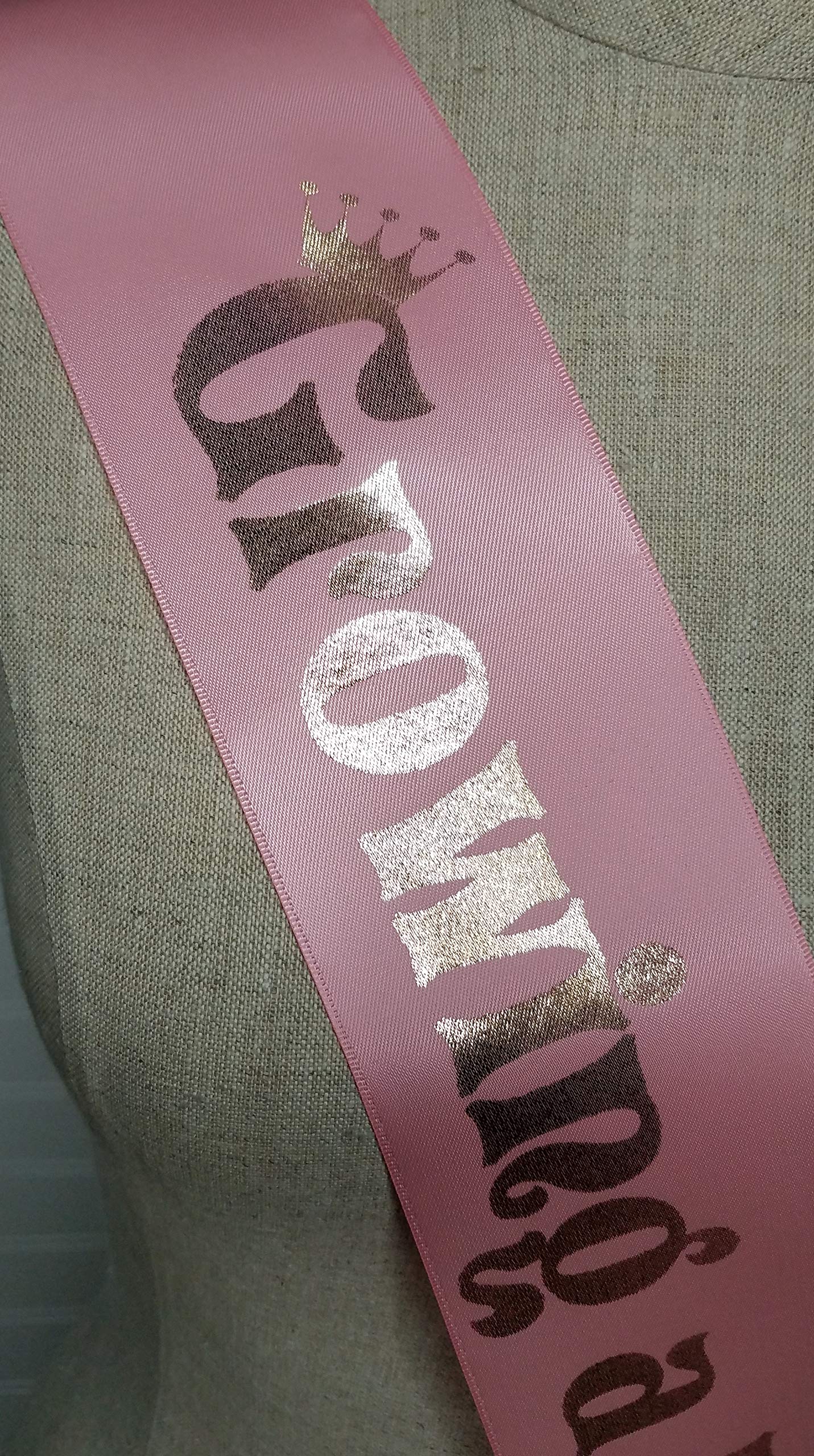 Princess Baby Shower Sash for Mom - Sparkling Rhinestone 'Mommy to Be' Title Belt - Perfect for Gender Reveal, Sprinkle Parties & It's a Girl Celebrations
