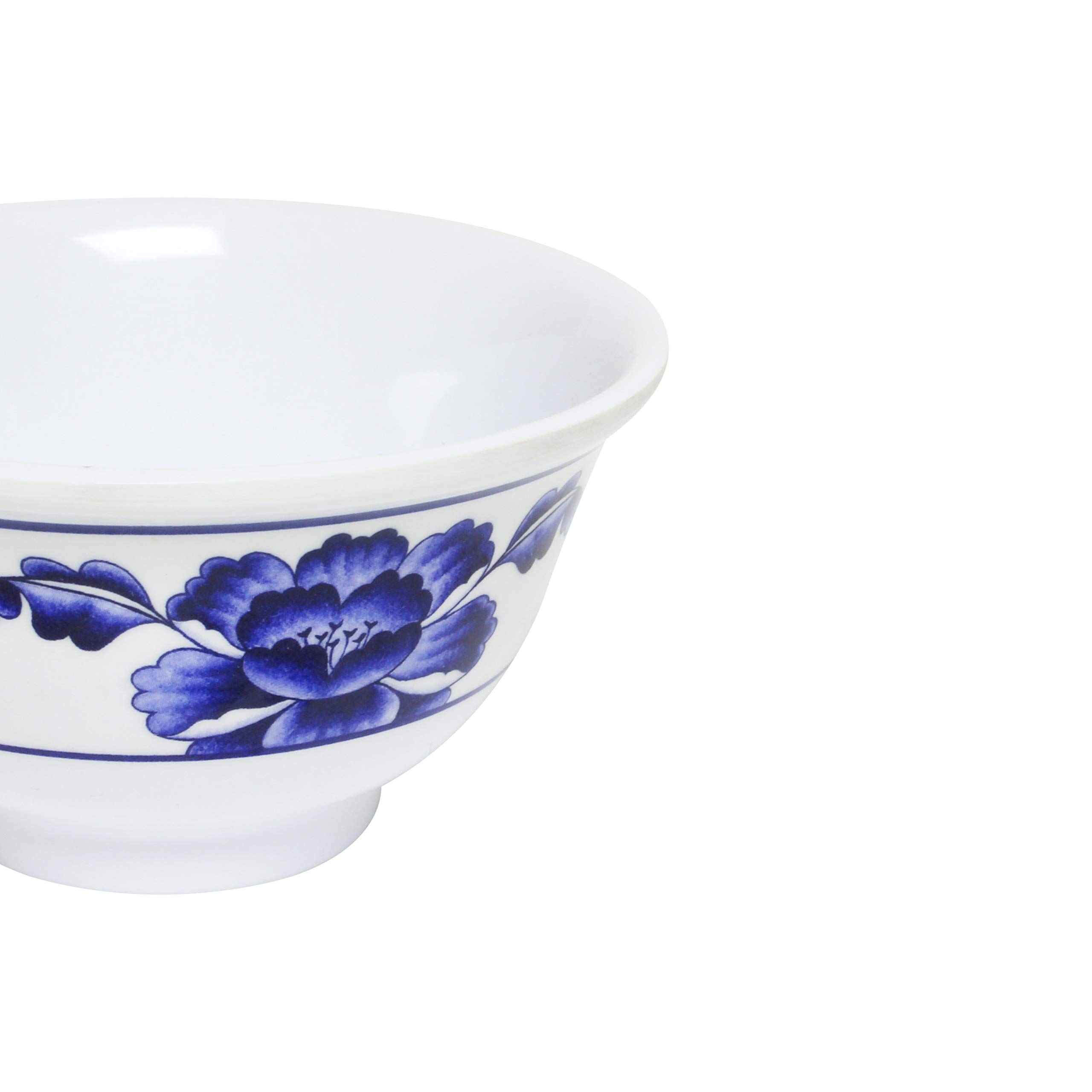 Premium 6 oz Melamine Rice Bowl Set of 12 - Durable & Lightweight Dinnerware for Restaurants, Picnics, and Outdoor Dining - BPA-Free Dishwasher Safe Tableware