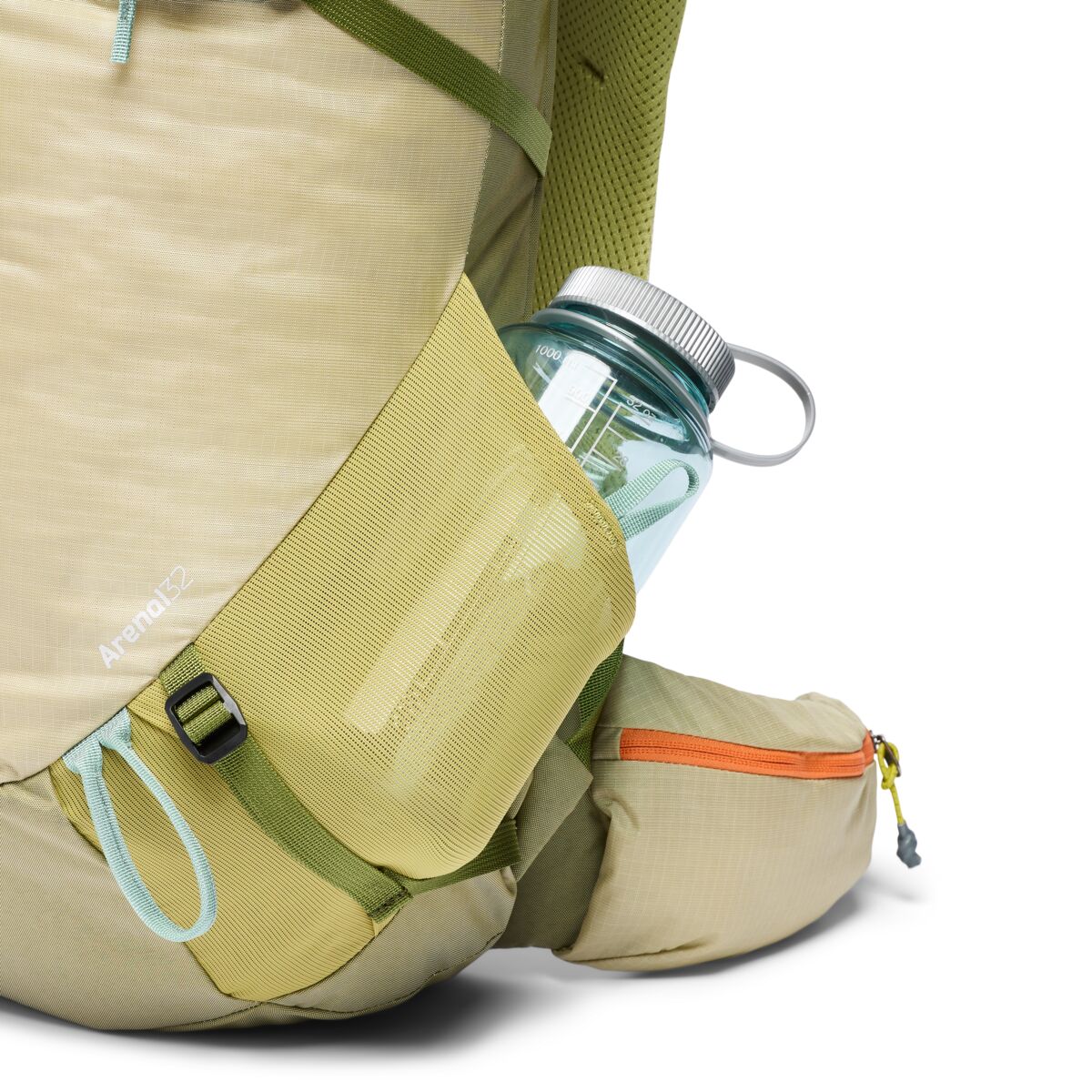 Cotopaxi Arenal 32L Backpack - Lightweight Hiking & Travel Daypack for Men & Women - Water-Resistant Grain/Lemongrass Color - Perfect for Outdoor Adventures, Commuting & Daily Use