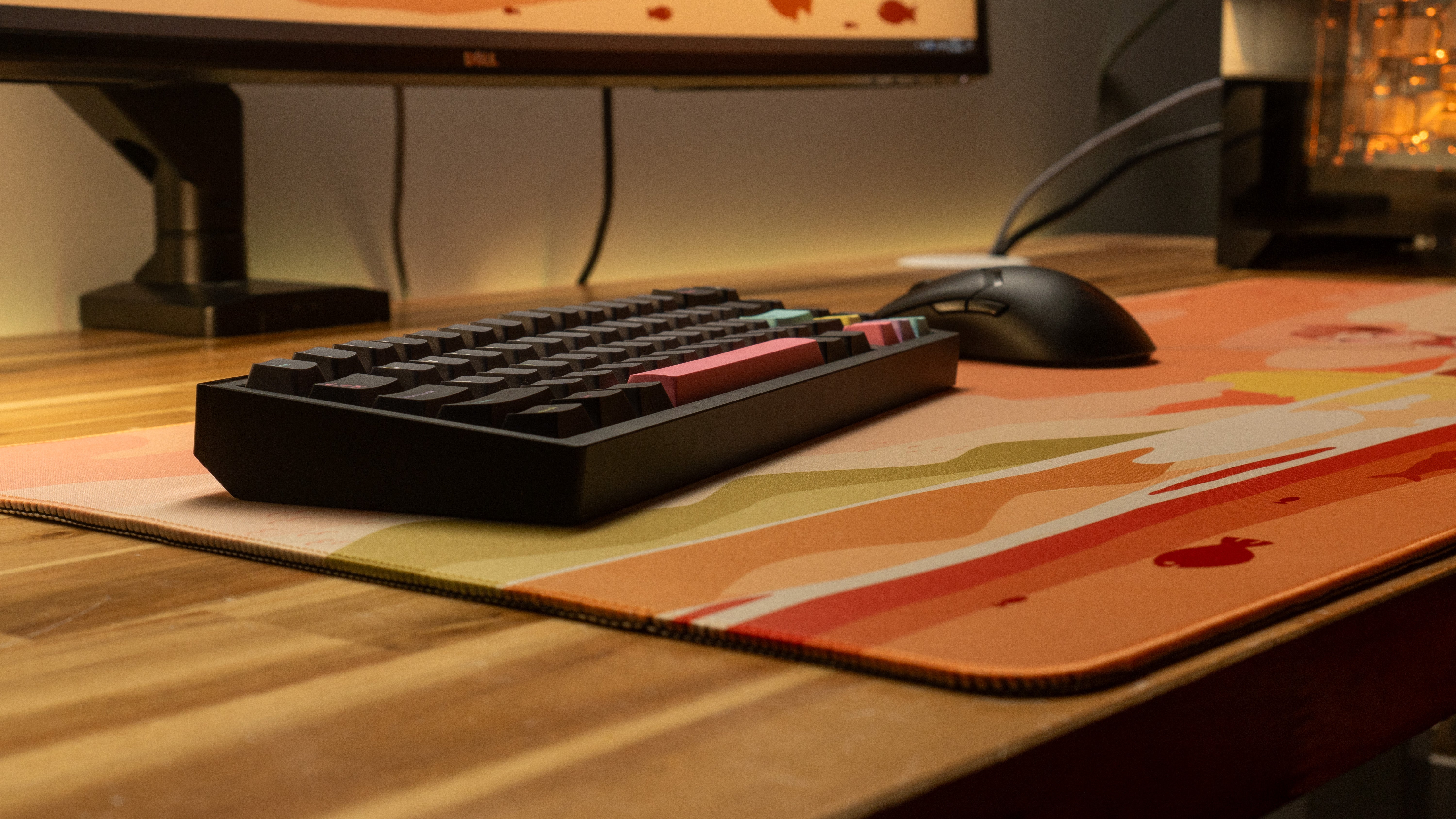StanleyMOV Sunset Gaming Mouse Pad - Large Desk Mat for Content Creators & Gamers - Non-Slip Rubber Base - Perfect for PC, Laptop & Office Setup