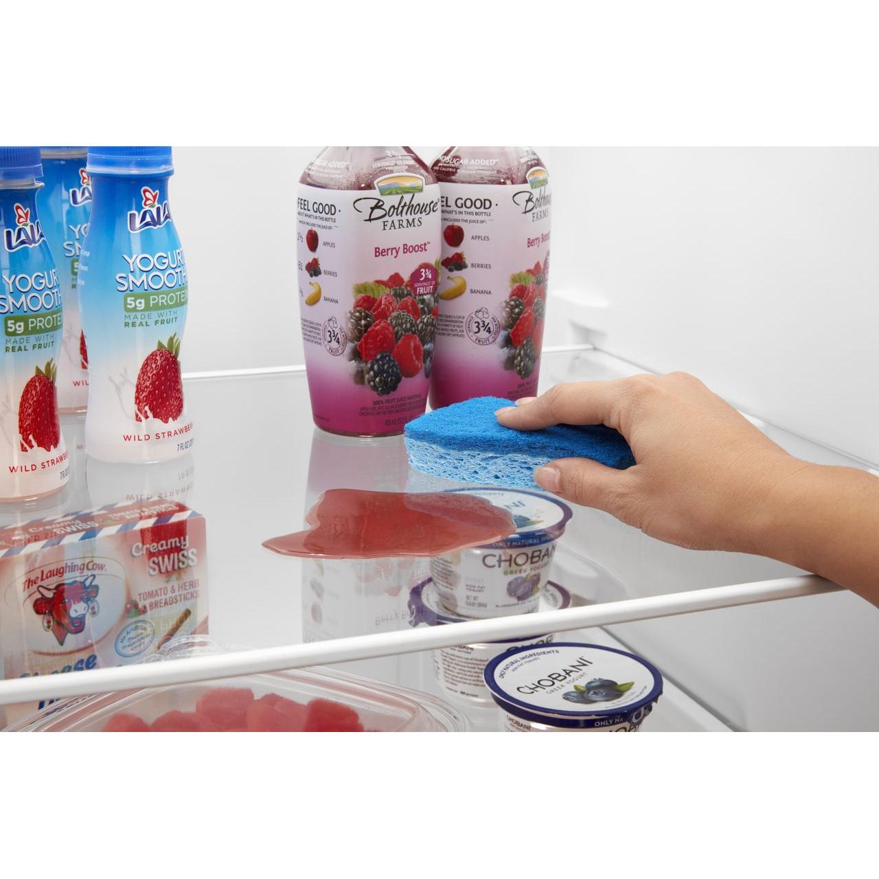 Amana 33 Inch 21 cu.ft. Side by Side Refrigerator with External Water and Ice Dispenser - ASI2175GRW - Perfect for Kitchens, Offices, and Restaurants